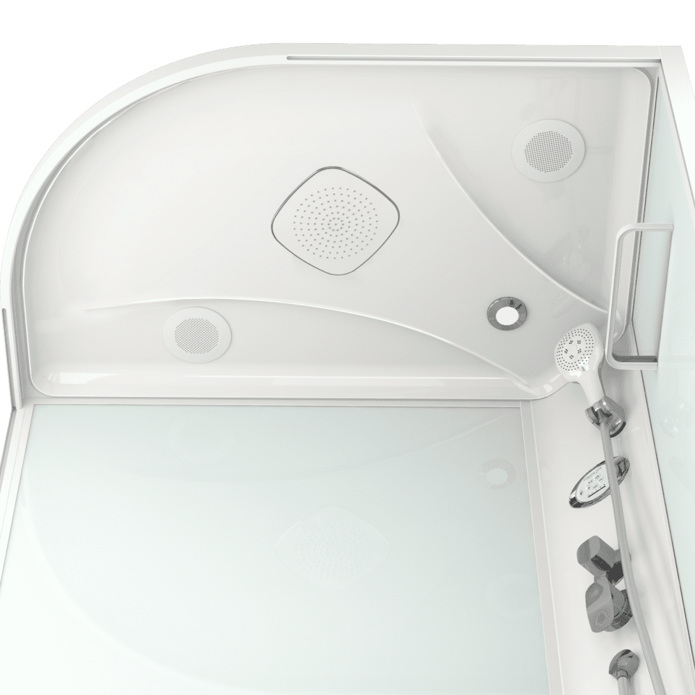 Купить душевая кабина domani delight 128 120*80 r нп cм-черная задняя стенка в Иваново магазин сантехники Суперстрой