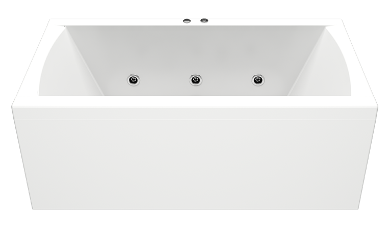 Купить ванна акрил индика 1700*800 с гидромассажем, bas . в Иваново магазин сантехники Суперстрой