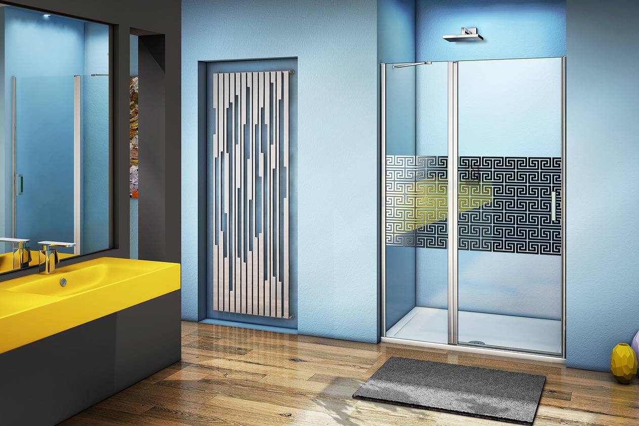 Купить душевое ограждение fantasy wtw-140-f-ch, bas в Иваново магазин сантехники Суперстрой