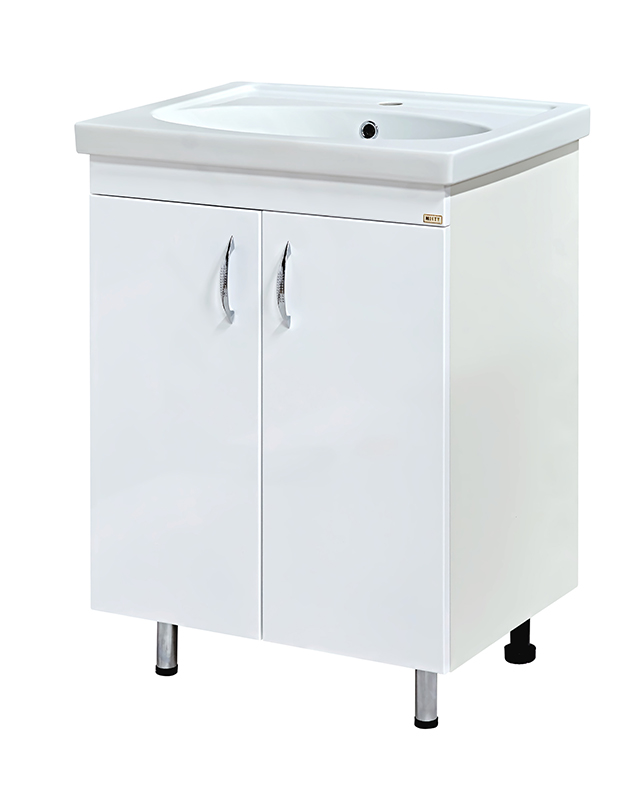 Купить тумба калипсо-60 прямая+ раковина, misty. в Иваново магазин сантехники Суперстрой