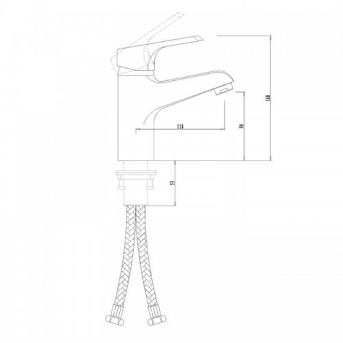 Купить смеситель для раковины county 55311,kaiser в Иваново магазин сантехники Суперстрой
