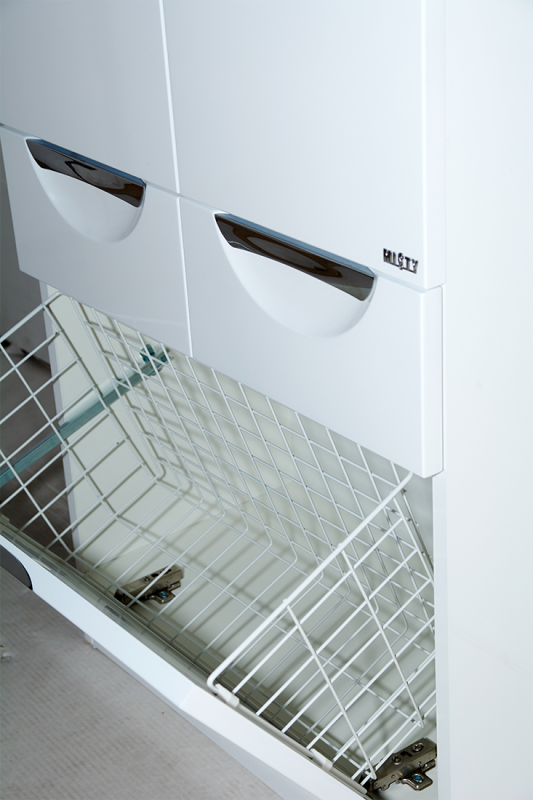 Купить пенал  жасмин- 60 белая эмаль + б/к с 2 ящ.,misty. в Иваново магазин сантехники Суперстрой