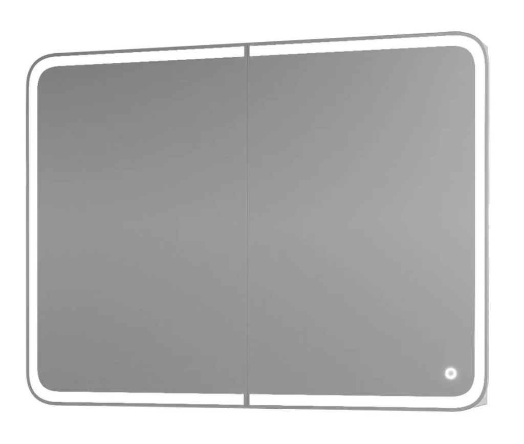 Купить зеркало-шкаф анда 90*80/с,правое,сенсор new, stella polar. в Иваново магазин сантехники Суперстрой