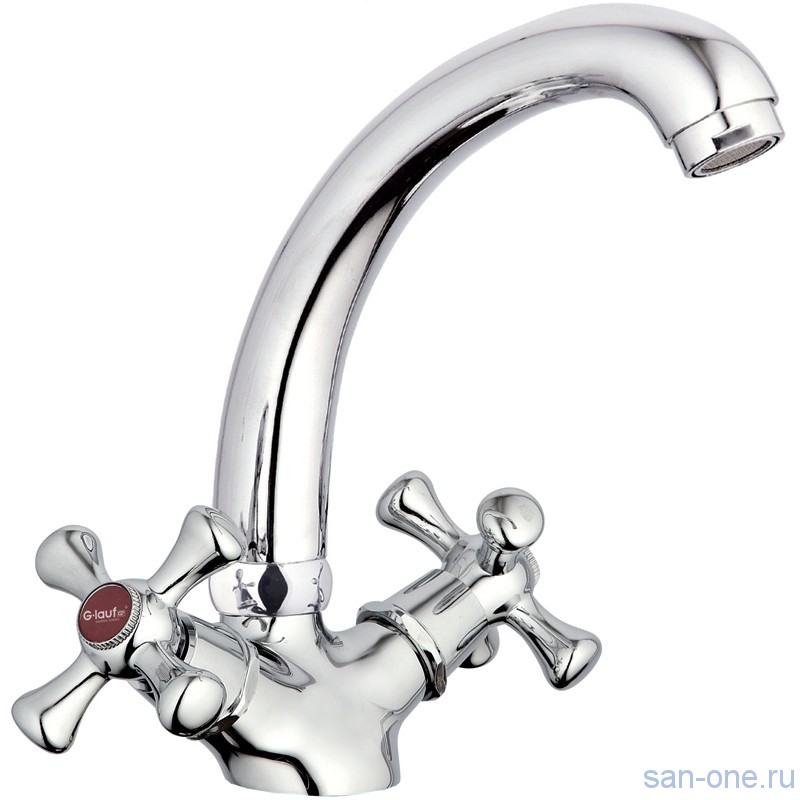 Купить смеситель для раковины qmt4-c827, g-lauf. в Иваново магазин сантехники Суперстрой