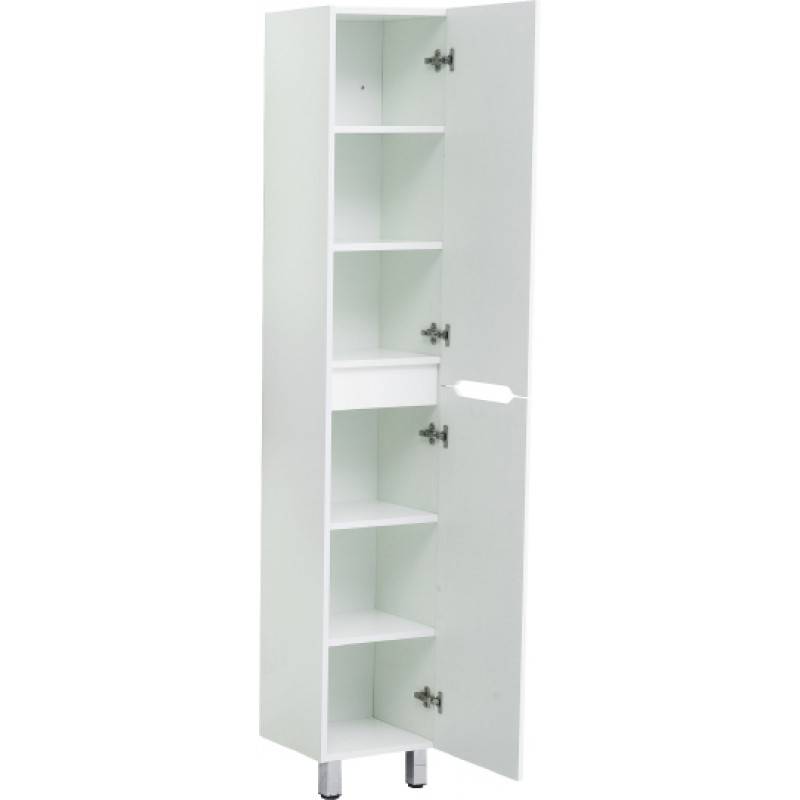 Купить шкаф-пенал лайн, б/ящ, белый, sanstar в Иваново магазин сантехники Суперстрой