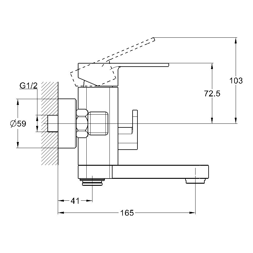 Купить смеситель для ванны с душем gor3-a058, g-lauf. в Иваново магазин сантехники Суперстрой