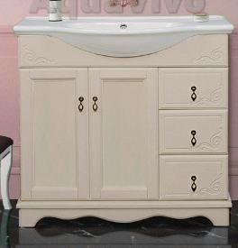 Купить тумба напольная варна 3 ящ.105 слонов +рак элеганс, good door. в Иваново магазин сантехники Суперстрой