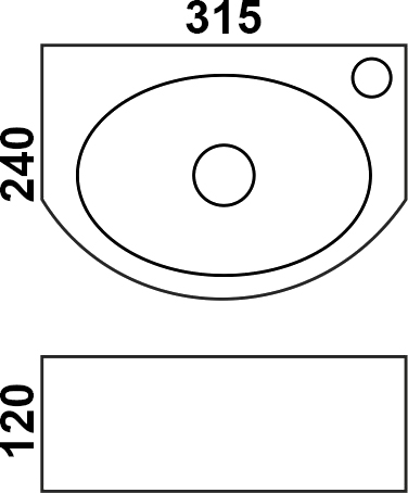 Купить раковина mln-e601, melana. в Иваново магазин сантехники Суперстрой