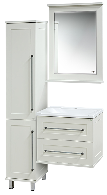 Купить пенал марта-35 левый, белый misty. в Иваново магазин сантехники Суперстрой