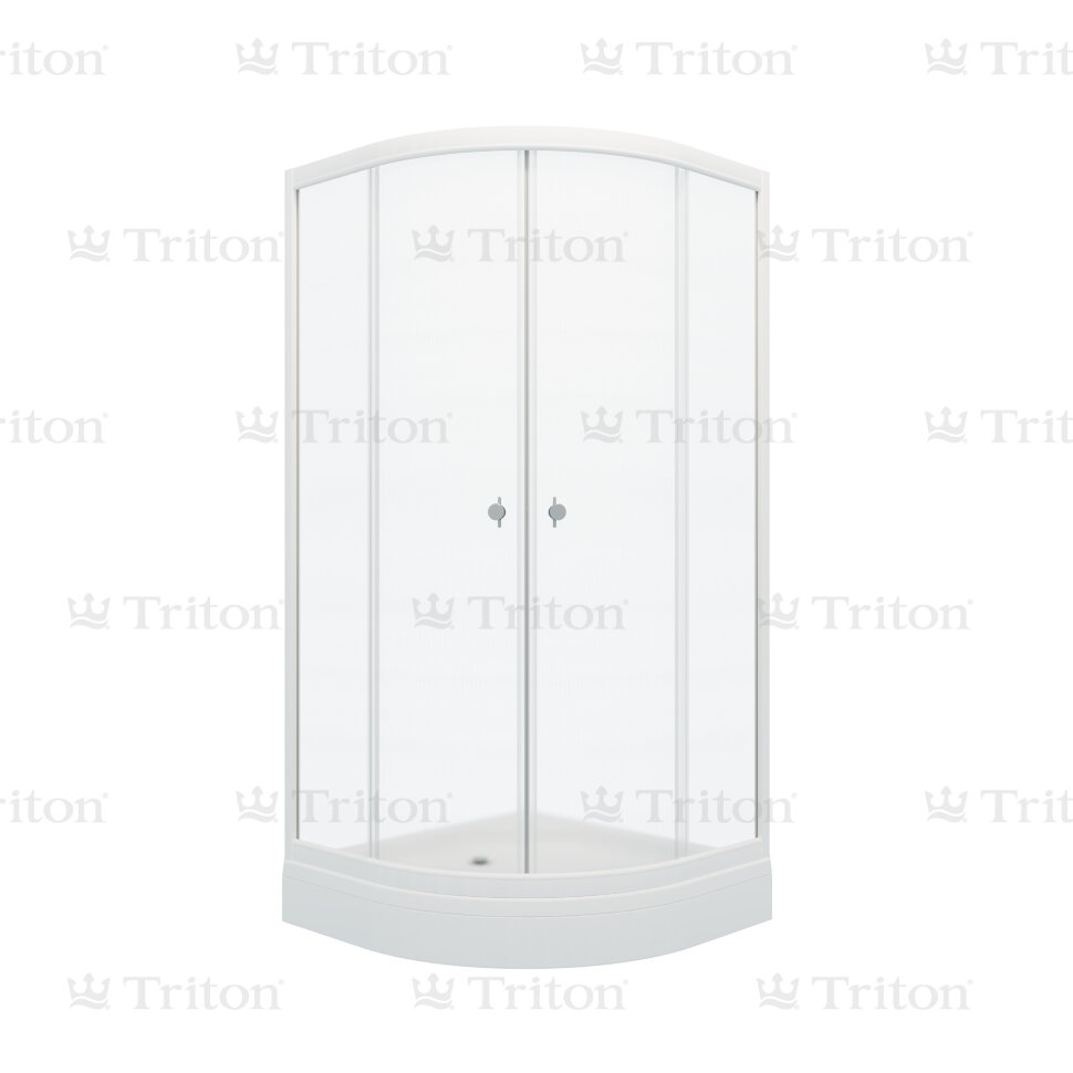 Купить душевой угол вельвет а 90*90,нп,рифлен,бел, тритон. в Иваново магазин сантехники Суперстрой