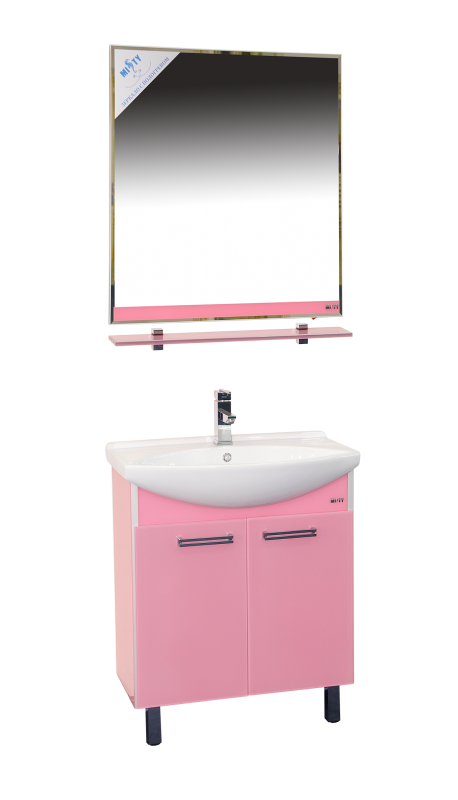 Купить тумба джулия - 75   розовая , misty в Иваново магазин сантехники Суперстрой