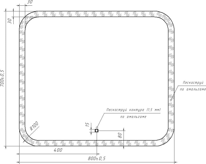 Купить зеркало verona-80 с подсветкой ,sanstar. в Иваново магазин сантехники Суперстрой