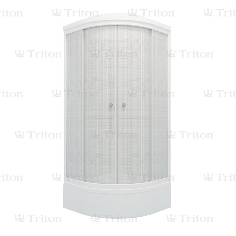 Купить душевая кабина лен в 90*90,сп,бел, тритон. в Иваново магазин сантехники Суперстрой