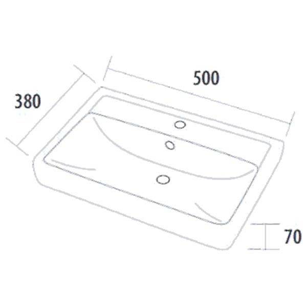 Купить раковина мебельная mini-50, dreja. в Иваново магазин сантехники Суперстрой