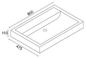 Купить тумба венера - 80 с 2 ящиками комбинированная ,misty. в Иваново магазин сантехники Суперстрой