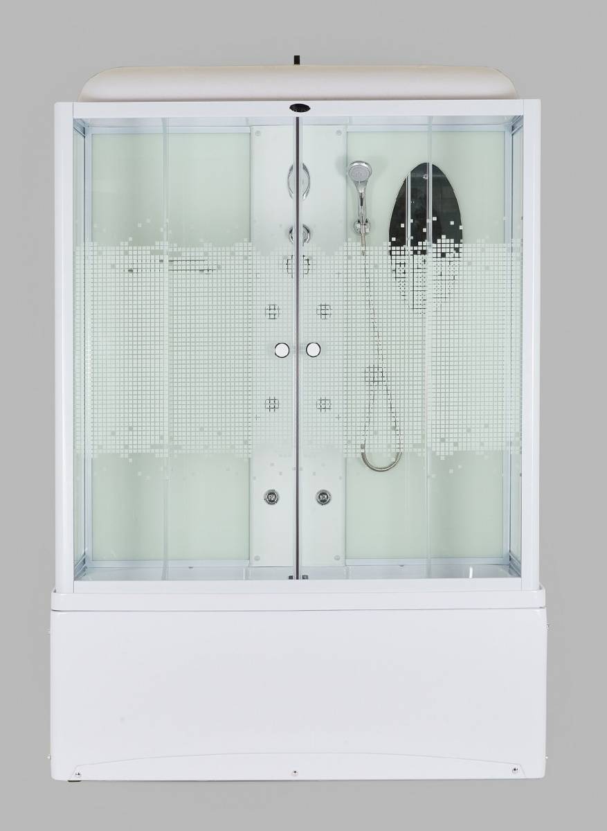 Купить душ. кабина 170*75 ng-3170-01s вп,пс,гм,с баней, niagara в Иваново магазин сантехники Суперстрой