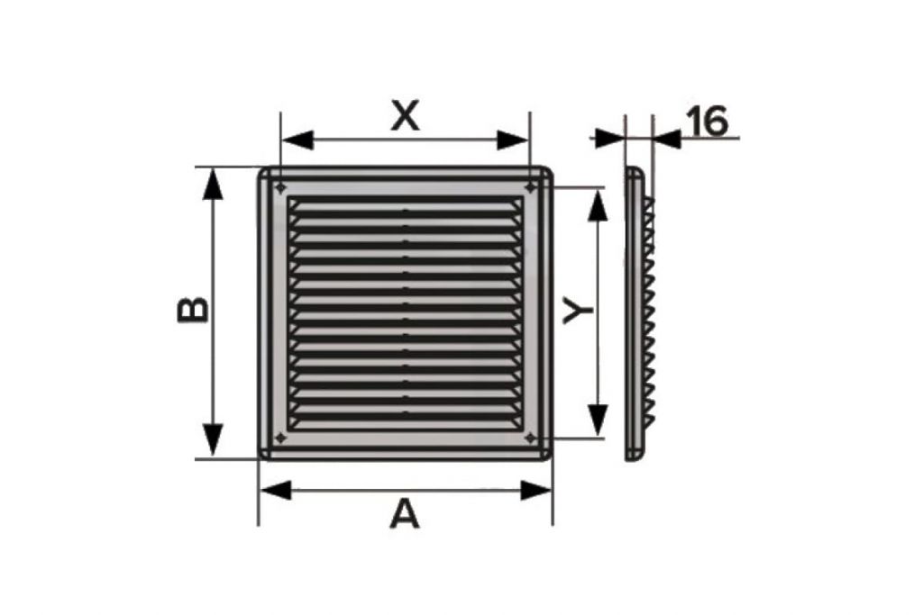 Купить решетка вентиляционная 180*250 р, россия. в Иваново магазин сантехники Суперстрой
