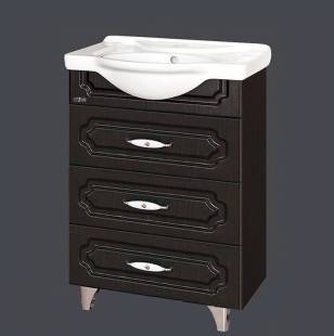 Купить тумба александра 3ящ 55 венге misty в Иваново магазин сантехники Суперстрой