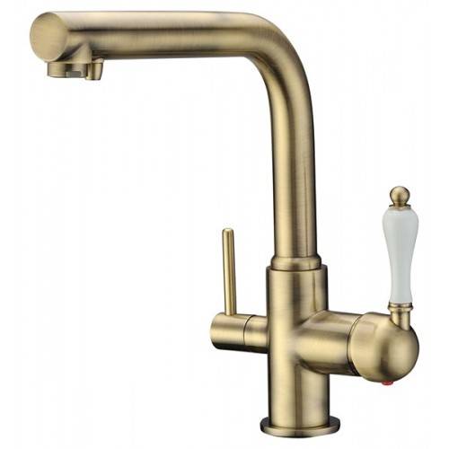 Купить смеситель vincent 31144-3 bronze для кухни под фильтр,kaiser в Иваново магазин сантехники Суперстрой