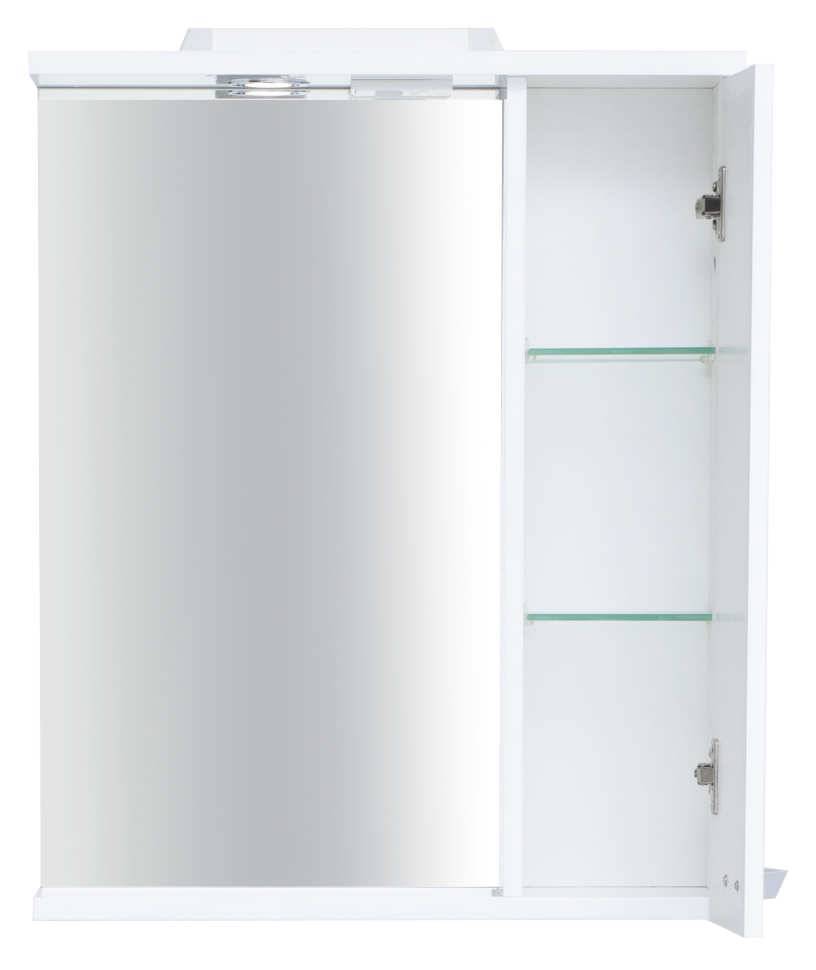 Купить зеркальный шкаф cristal 60 п, 1/дв, белый, sanstar в Иваново магазин сантехники Суперстрой