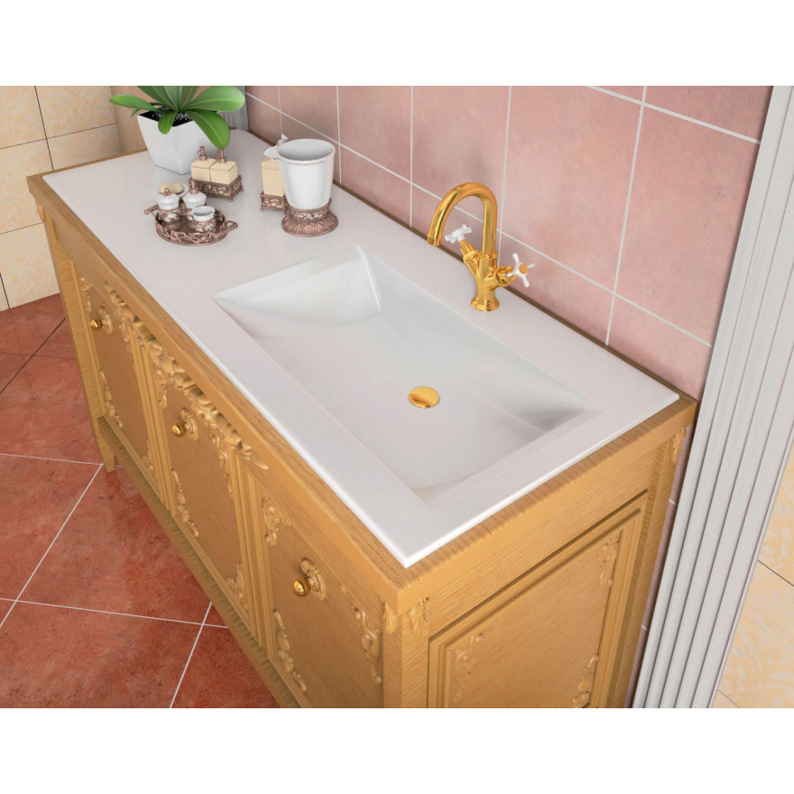 Купить раковина рава 70 с крылом 1070-1410*505,эстет. в Иваново магазин сантехники Суперстрой