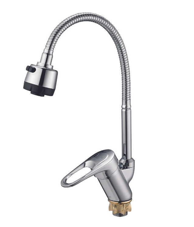Купить смеситель для кухни kak4-b043 гибкий излив, solone. в Иваново магазин сантехники Суперстрой