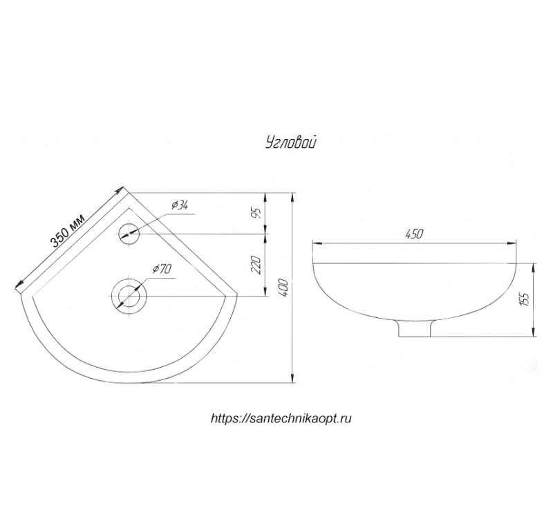 Купить тумба малютка 30х30 угловая + раковина rosa, misty. в Иваново магазин сантехники Суперстрой