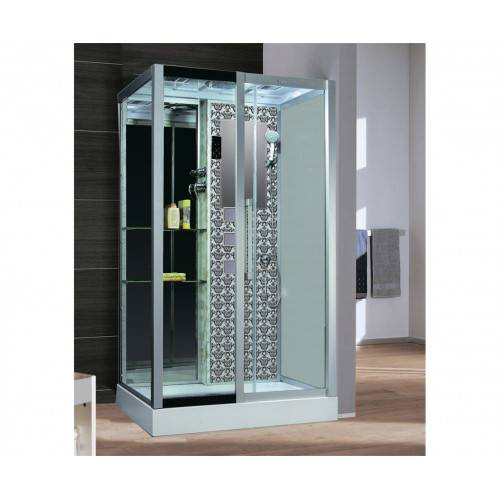 Купить душевая кабина niagara 120*82 ng-7713wr нп,гм,серебро. в Иваново магазин сантехники Суперстрой