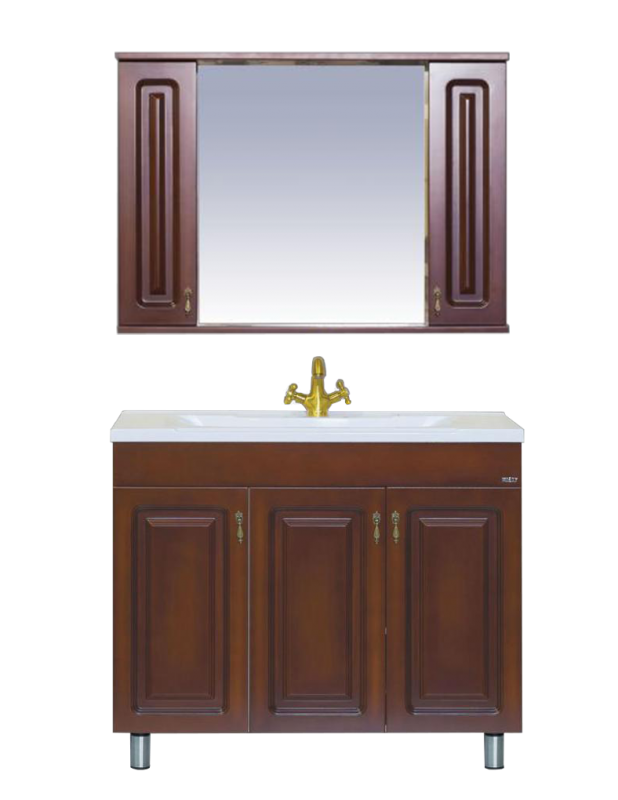 Купить тумба вояж -100 прямая коричневая, misty. в Иваново магазин сантехники Суперстрой