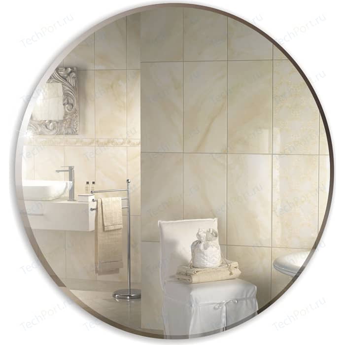 Купить зеркало ринг d520мм, гк серебряные зеркала. в Иваново магазин сантехники Суперстрой