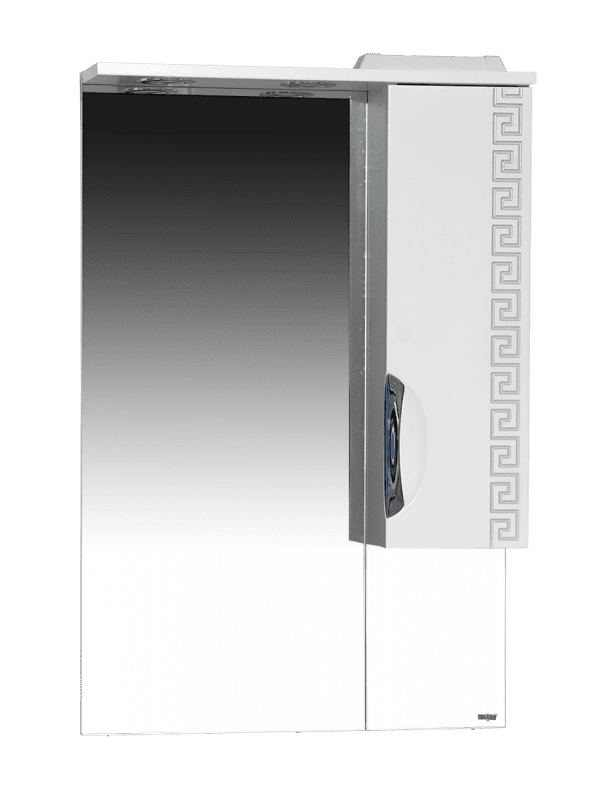 Купить зеркало-шкаф престиж-60 правое серебряная патина, misty. в Иваново магазин сантехники Суперстрой