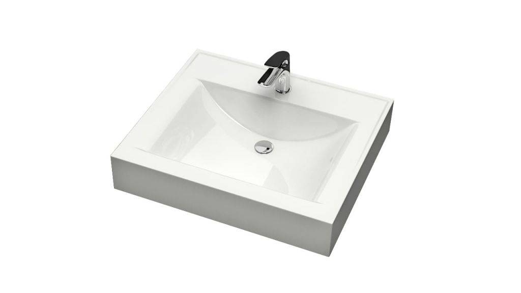 Купить раковина над стиральной машиной шерри v3, бежевый 580х485х130+комплект кронштейнов,marrbaxx в Иваново магазин сантехники Суперстрой