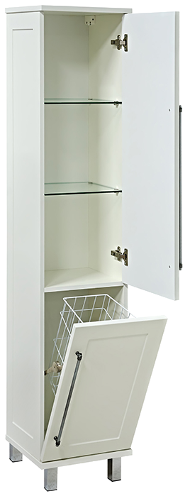 Купить пенал марта-35 правый, белый, misty. в Иваново магазин сантехники Суперстрой