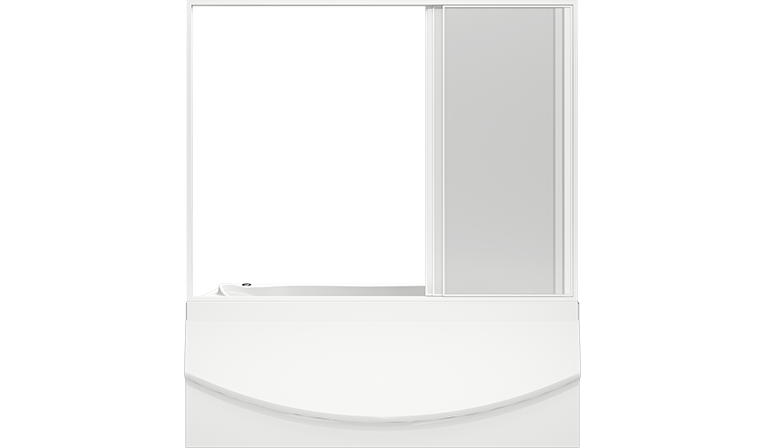 Купить шторка для ванны ямайка(3 створки, пластик), bas. в Иваново магазин сантехники Суперстрой