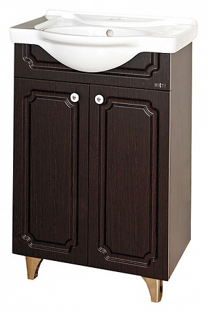 Купить тумба прямая александра - 55 , венге ,misty.(прямая) в Иваново магазин сантехники Суперстрой