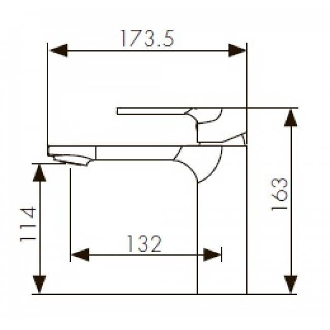 Купить смеситель linear 59011 тюльпан ф35 chrome,kaiser в Иваново магазин сантехники Суперстрой