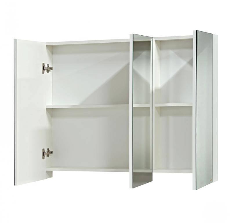 Купить зеркало-шкаф балтика-105 без света, белое , misty. в Иваново магазин сантехники Суперстрой