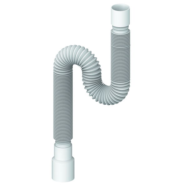 Купить слив гофра d120 40*40/50 1,2 м, unicorn. в Иваново магазин сантехники Суперстрой