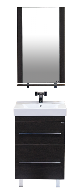 Купить тумба елена - 50  с 2 ящ. венге,misty в Иваново магазин сантехники Суперстрой