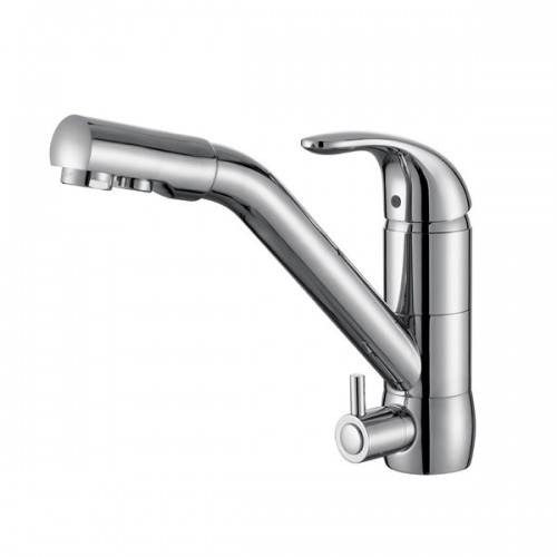 Купить смеситель для кухни под фильтр хром safira 15066,kaiser в Иваново магазин сантехники Суперстрой