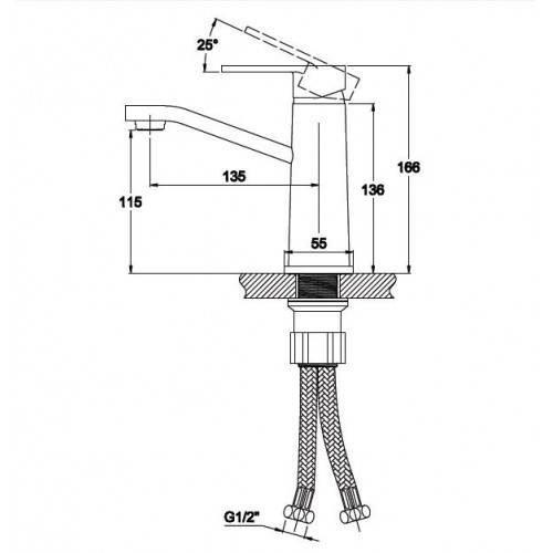 Купить смеситель для раковины sonat 34511,kaiser в Иваново магазин сантехники Суперстрой