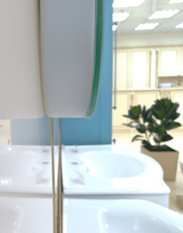 Купить 3 неон - зеркало led 1000х800 сенсор на зеркале, misty. в Иваново магазин сантехники Суперстрой