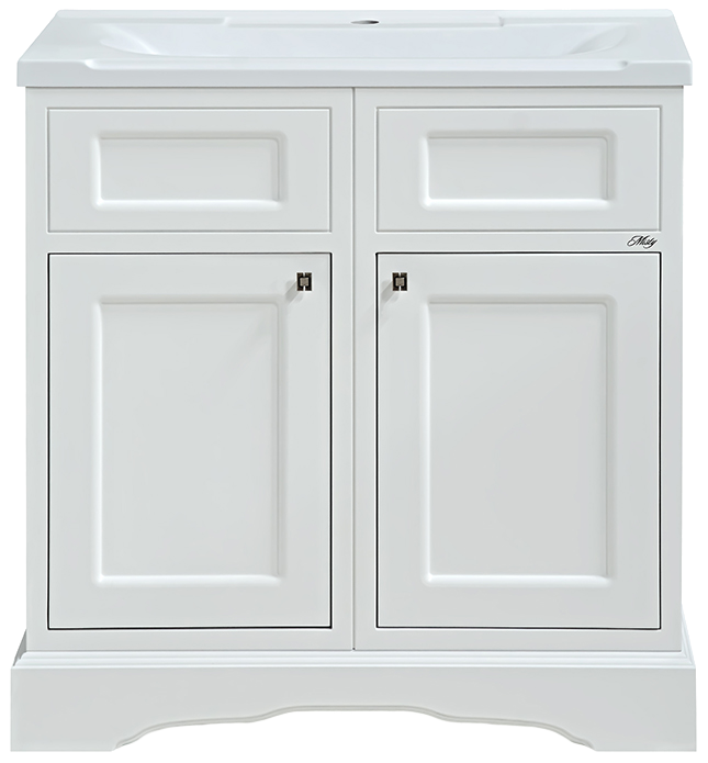 Купить тумба герда - 80 белая эмаль + раковина,misty. в Иваново магазин сантехники Суперстрой