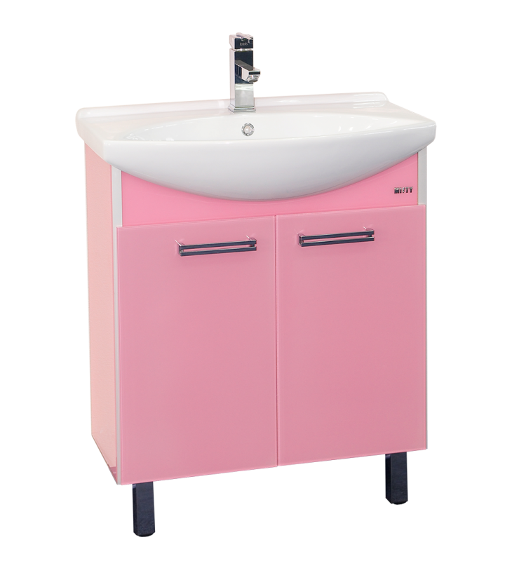 Купить тумба джулия - 75   розовая , misty в Иваново магазин сантехники Суперстрой