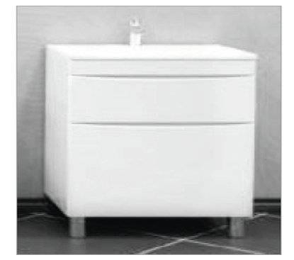 Купить тумба белинда-100 2 ящ белый+ раковина комфорт,stella polar. в Иваново магазин сантехники Суперстрой