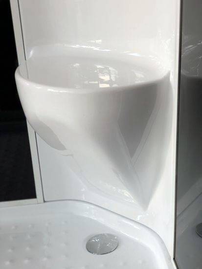 Купить душевая кабина royal rb 90нр7-bt-ch,90*90*217,нп пс,черная задняя стенка в Иваново магазин сантехники Суперстрой