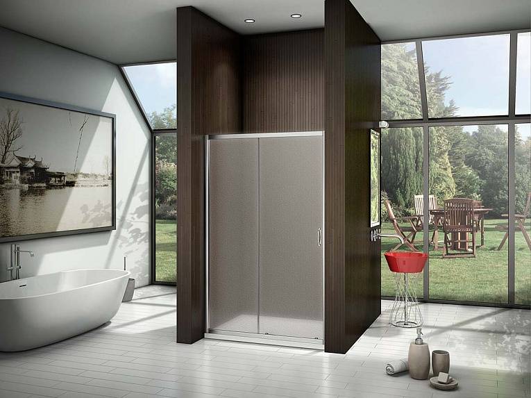 Купить душевое ограждение latte wtw-130-g-we, bas в Иваново магазин сантехники Суперстрой