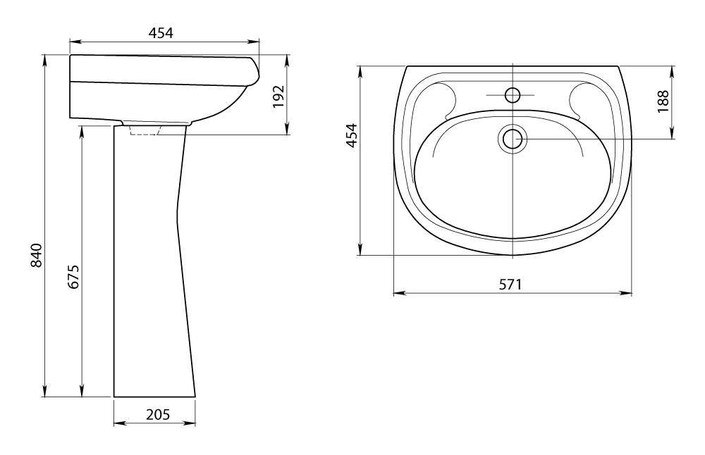 Купить раковина на пьедестале воротынск крап на салатовом, воротынск. в Иваново магазин сантехники Суперстрой