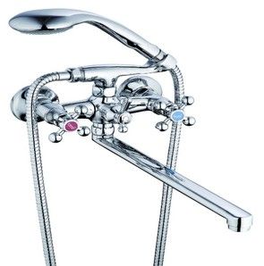 Купить смеситель для ванны с душем qtz7-a856, g-lauf. в Иваново магазин сантехники Суперстрой