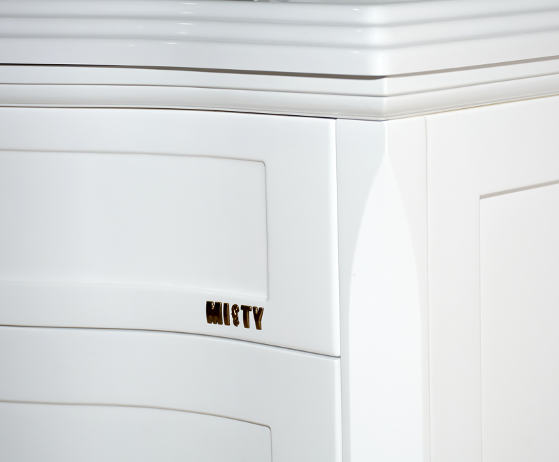 Купить тумба дайна -100 прямая белая,misty. в Иваново магазин сантехники Суперстрой